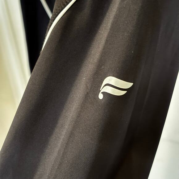 Ladies Motion 365 Made by Fabletics Athletic‎ Piped Black Leggings - Picture 6 of 6